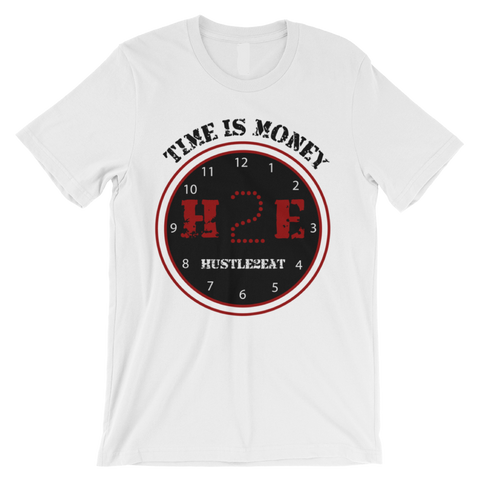H2E Time Is Money Tee - White/Red/Black