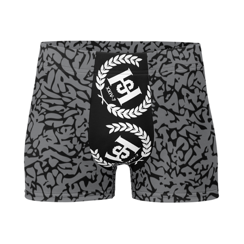 Mens Boxer Briefs Grey/Black