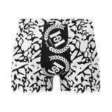 Mens Boxer Briefs White/Black