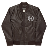 H2E Unisex Leather Bomber Jacket