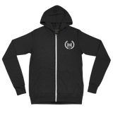 H2E Embroidered Unisex Zip Hoodie