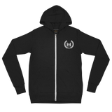 H2E Embroidered Unisex Zip Hoodie