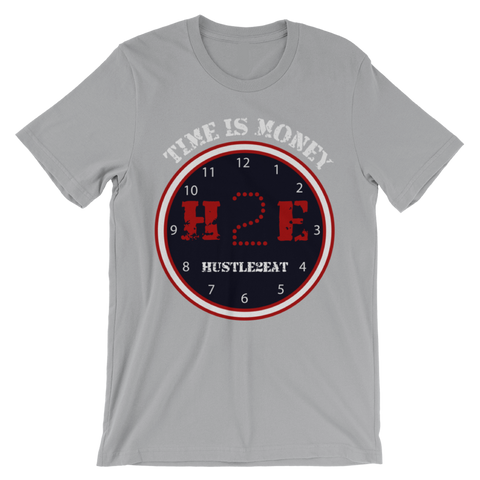 H2E Time Is Money Tee - Silver/Red/Navy/White