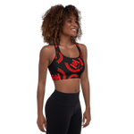 H2E Padded Sports Bra Black