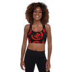 H2E Padded Sports Bra Black