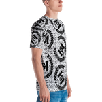 H2E Crest All Over Print Men's T-shirt White