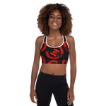H2E Padded Sports Bra Black