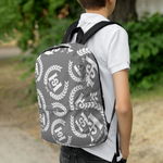 H2E All Over Crest Backpack Grey