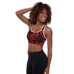 H2E Padded Sports Bra Black