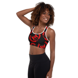 H2E Padded Sports Bra Black