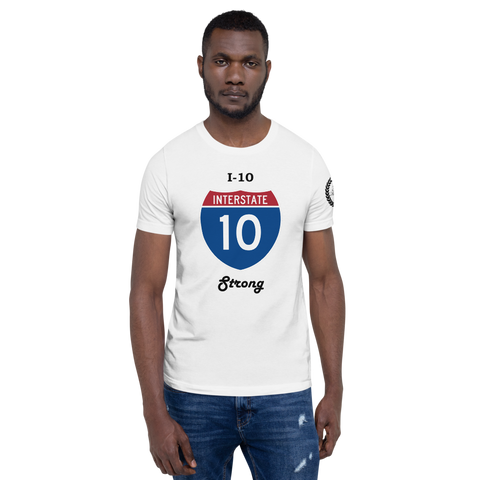 I-10 Strong Tee / Black letters