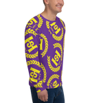 H2E Printed Unisex Sweatshirt Purple/Gold