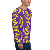 H2E Printed Unisex Sweatshirt Purple/Gold