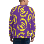 H2E Printed Unisex Sweatshirt Purple/Gold