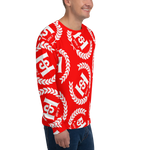 H2E Printed Unisex Sweatshirt Red/White