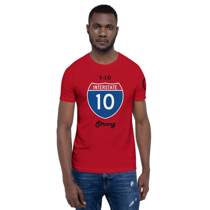 I-10 Strong Tee / Black letters