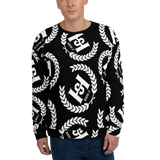 H2E Printed Unisex Sweatshirt Black/White