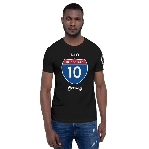 I-10 Strong Tee / White letters