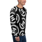 H2E Printed Unisex Sweatshirt Black/White