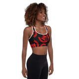 H2E Padded Sports Bra Black