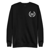 Embroidered Crest Logo Unisex Fleece Pullover