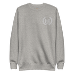 Embroidered Crest Logo Unisex Fleece Pullover