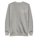 Embroidered Crest Logo Unisex Fleece Pullover
