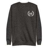 Embroidered Crest Logo Unisex Fleece Pullover
