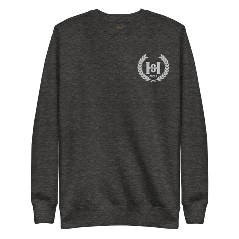 Embroidered Crest Logo Unisex Fleece Pullover