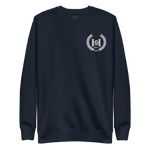 Embroidered Crest Logo Unisex Fleece Pullover