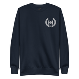 Embroidered Crest Logo Unisex Fleece Pullover