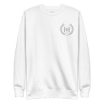 Embroidered Crest Logo Unisex Fleece Pullover