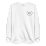 Embroidered Crest Logo Unisex Fleece Pullover