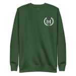 Embroidered Crest Logo Unisex Fleece Pullover