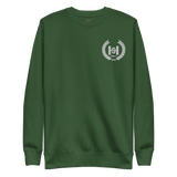 Embroidered Crest Logo Unisex Fleece Pullover
