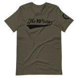 The 10%ers Unisex T-Shirt - Black Print